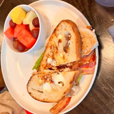 Chicken BLT sandwich at The Porter Portland, Curio Collection by Hilton