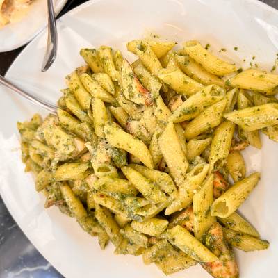 Pesto pasta with chicken at Pasta Polo and Brick Oven Pizza